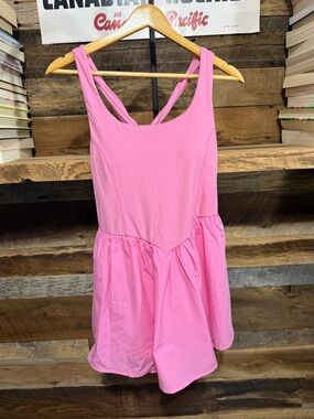Motion Lycra Pink Active Tank Top Dress